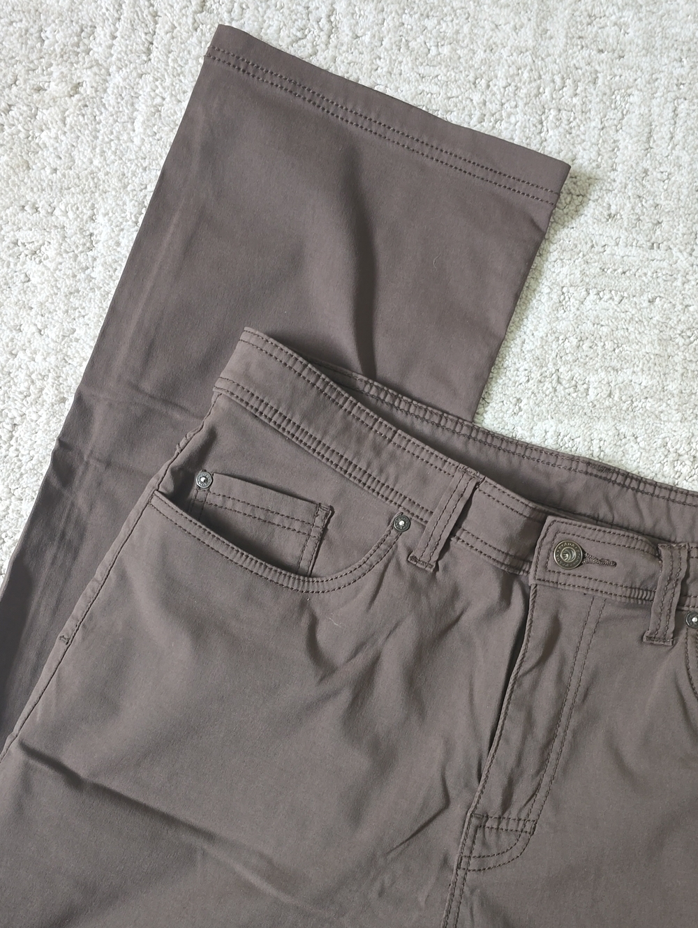 Prana | Brown Stretch Pants - Picture 2 of 8